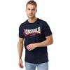 Lonsdale Two Tone T-Shirt, Uomo, Blu Navy, Small