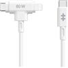 Hyper Targus HyperJuice cavo USB USB 2.0 1,5 m USB C USB C Lightning Bianco