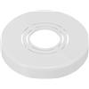 PATIKIL Flangia Divisa a Parete, 20/25/32mm Copri Tubi Termosifoni Copertura Piastra Rotonda in ABS Spessore Tagliabile per Tubo Acqua Rubinetto Decorazione,10mm Altezza, Bianco