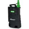 Ribimex Pompa Sommersa per Acque Scure con Particelle fino a 35 mm, 750W, Portata 13.500L/h, Profondità Max 7 m, Prevalenza 8 m, Galleggiante Integrato, Modalità Manuale/Automatica - PRPVC753AS