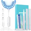 MAYBEAUX Teeth Whitening Kit All in One Bundle con 24 LED luce per sbiancamento rapido dei denti
