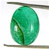 Royal_gems_shop 7,20 ct 100% naturale verde smeraldo dello Zambia ovale cabochon pietra...