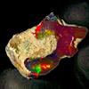 OPAL EMPIRE Opale Etiopico Grezzo Naturale Gemma Fire Opal Nero 15.8Ct 20x13mm