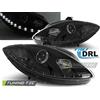Tuning-Tec Fari anteriori True DRL neri per SEAT LEON ALTEA 09-12 -LPSE26