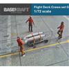 Hobby Master Basekraft 1/72 US Navy aereo-portaerei flight deck missile loading crew SET G
