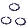 Didiseaon 3pezzi Coroncina Lavanda Artificiale Accessorio Per Cerimonie Ghirlanda Per Matrimoni e Speciali Deep
