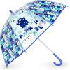 Legami - Ombrello per Bambini Dancin' In The Rain, Tema Monster, Struttura Antivento, Apertura manuale, Chiusura in Tessuto con Spazio per Nome, Impugnatura a Gancio, 73x65 cm
