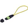 StarTech.com LOOPBACKMTP12OS2SMM, Tester per cavi ottici, MPO/MTP, Test di loopback, Nero, Verde, Giallo, ABS (acrilonitrile-butadiene-stirene), Monomodale