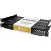 StarTech.com CABSHELFV1U-2PK, Ripiano, Acciaio, Nero, 2 pezzi, 4,3 kg