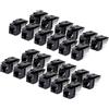 StarTech.com C6KEY110BK24PK, Connettore storto, Nero, RJ-45, Femmina, Femmina, 10GBase-T