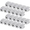 StarTech.com C6KEY110180WH24PK, Connettore piatto, Bianco, RJ-45, Femmina, Femmina, 10GBase-T