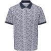 ONLY & SONS Onsjason-Polo Reg SS AOP, Blu Notte, L Uomo
