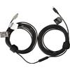 Logitech Black Power Cable, 10 m, FCC Class A CE UL/CSA, Nero Singolo