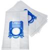 vhbw 5x sacchetto compatibile con Philips Impact/Plus, Excel Wild Lime aspirapolvere - in microfibra, 28,8cm x 17,1cm, bianco