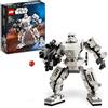 LEGO Star Wars Mech di Stormtrooper, Modello di Action Figure Costruibile con Parti Snodabili, Cabina per Minifigure e Grande Blaster, Gioco da Collezione per Bambini e Bambine dai 6 Anni in su 75370