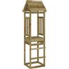 vidaXL Torre da Gioco 52,5x46,5x206,5 cm in Legno di Pino Impregnato