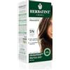 Herbatint Gel Colorante Permanente per Capelli 5N Castano Chiaro - 150 ml, senza Ammoniaca, 100% Copertura Capelli Bianchi, con 8 Estratti Naturali Bio
