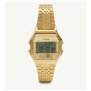 MM6 Maison Margiela Orologio digitale TIMEX MM6 S33YW0002 in acciaio inossidabile dorato con scat...