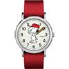 TIMEX Orologio Timex Weekender TW2R41400 Snoopy casual 38 mm cinturino in nylon...