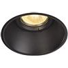 SLV lampada a incasso da soffitto HORN-O/faretto, lampada a stelo, faretto da soffitto, lampada da soffitto, lampada a incasso LED, illuminazione per interni / GU10 IP20/IP44 25W nero