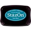 Tsukineko StazOn Solvent Inkpad-Teal Blue