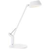 Brilliant lampada, lampada da tavolo Kaila LED con base di ricarica a induzione bianca, 1x LED integrato, 8W integrato, (710lm, 3100-6100K), ricarica wireless di dispositivi mobili