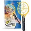 ZAP IT! Bug Zapper - Battery-Operated Mosquito, Fly Swatter/Killer and Bug Zapper Racket - 3,500 Volt LED Light for Tapping in the Dark - 2 x AA Batteries Included (Medium)