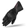 SHIMA MIURA Guanti Moto Donna Pelle Lungo Ventilato Perforato Omologati Guanto per Motocicletta Touchscreen Ventilata Protettore Rinforzato Abbigliamento Estivi Racing(Donna, Nero, XS)