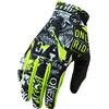 O'NEAL | Guanti da bici e motocross | Bambini | MX MTB DH FR Downhill Freeride | Materiali durevoli e flessibili, palmo ventilato | Guanto Matrix Youth Attack | Colorato | Taglia L