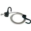 Master Lock 3138EURDAT Cavi Elastici con Ganci Rinforzati Corda Regolabile Gancio in Acciaio Adatto per Giardinaggio, Trasporto, Trasloco, Campeggio, Grigio, Da 15 a 150 cm