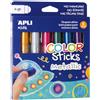 APLI Kids APLI - Stick di colore metallizzato 6 colori