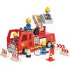 Tender Leaf Toys Feuerwehrauto (Material Holz, Kinderspielzeug, Bunt) 7508367