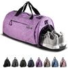 Fitgriff® Borsa sportiva e da viaggio per uomo e donna - con scomparto per scarpe e scomparto impermeabile - borsa per sport, fitness e viaggi - borsa da palestra (viola, 48 x 26 x 25 cm (piccola))