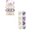 Invisibobble fermaglio capelli donna viola e beige Barrette Limited Edition - Forcine per capelli elegante durevoli con presa salda anti rottura capelli x2
