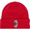 AC Milan A.C. Milan - New Era Cappello, Berretto Invernale da Uomo, Unisex, Prodotto Ufficiale, Berretto (Rosso), Adulto