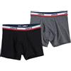 Levi's Kids Sportswear Logo Boxer Brief 2Pk Pantaloncini boxer Bambini e Ragazzi, Nero, L