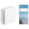 Netatmo - Rilevatore Di Monossido Di Carbonio Intelligente, Wi-Fi, Autonomia Di 10 Anni, Allarme Da 85 Db, Certificazioni En 50291 E Nf, Nco-It, ‎Udibile, Bianco, ‎10 x 2.3 x 10 cm, 390 grammi