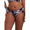 Sans Complexe Bikini da Donna Fidji Bottoms, Stampa esotica Nera, 46-48