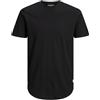 Jack & Jones Jjenoa Tee SS Crew Neck PS, T-Shirt Uomo, Black, EU4XL US2XL