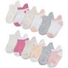 Huggies Little Hugs Pull On Infant Socks (12-Pack), Calzini, Unisex - Bimbi 0-24, Beige/White/Pink/Grey, 6-12 mesi