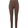 Ulla Popken Leggings da Donna, Marrone Nocciola, 40W x 32L