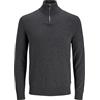 JACK & JONES Jack&Jones JJEEMIL Knit - Maglione da Uomo, Taglia L, Colore: Nero