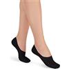 Golden Lady Salvapiede Sporty 6 paia Calzini con paratallone antiscivolo, Donna, Nero (Nero 099A), 36/41 (Taglia produttore:36/40)