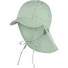Sterntaler Schirmmütze Nackenschutz mit Einstülpbaren Ohrenklappen und Bindeband Cappello da Sole, Verde Ghiaccio, 47 Unisex-Adulto