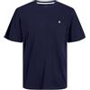 JACK & JONES JJEPAULOS - Maglia a Maniche Corte, con Scollo Rotondo, Blazer Blu Marine, XXXXXXL
