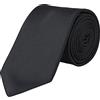 JACK & JONES Cravatta da uomo Jacsolid Tie, Nero, Taglia unica