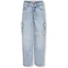 KIDS ONLY Only Wide Carrot Kogharmony Azg Noos-Cargo Largo, Rosso da Donna, Colori Misti, Azzurro, 152
