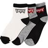 Levi's Kids BATWING MID CUT 3PK 0078 Calzini Bambina nero 9-11 anni