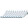 Amazon Essentials Calzini Alla Caviglia In Cotone, Comodi, Traspiranti, Imbottiti Uomo, 10 Paia, Bianco, 46-48