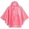Playshoes Poncho antipioggia pieghevole, Giacca antipioggia impermeabile Unisex - Bambini e ragazzi, rosa, L